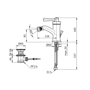 Gloria Toto Bidet Mixer