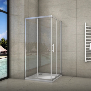 Double Sliding Shower Glass Enclosure -1