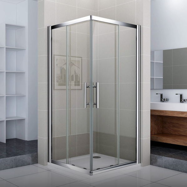 Double Sliding Shower Glass Enclosure -2