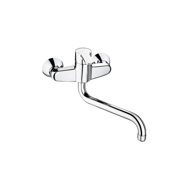 L20 WALL-MOUNTED KITCHEN SINK MIXER WITH SWIVEL SPOUT, 