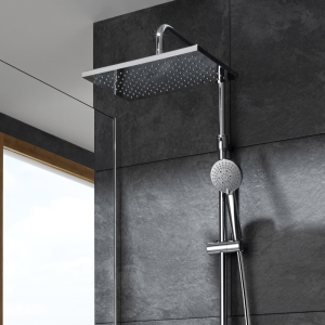 Roca Even Square Thermostatic Shower Column