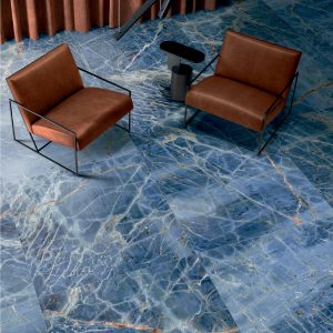 Gardenia La Marmoteca Blue Denim Slab Tile Online in Qatar